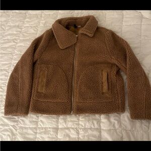 H&M Brown Fleece Jacket
